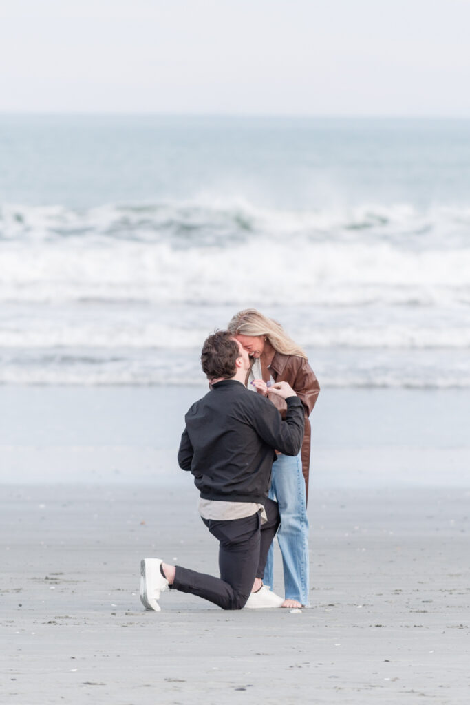proposal at easton's beach