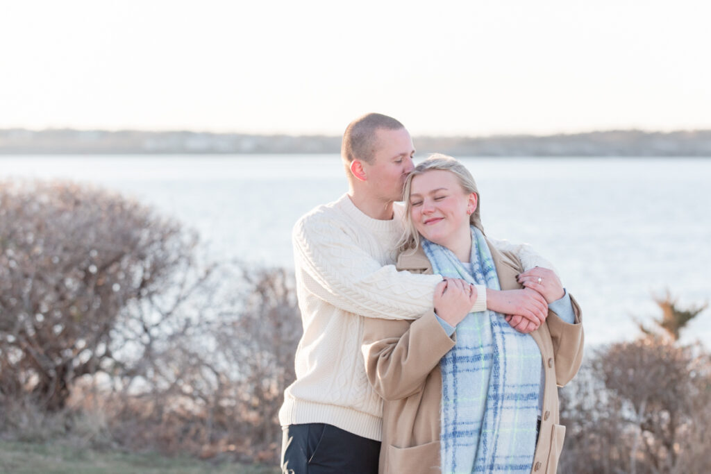 castle hill proposal on the lawn