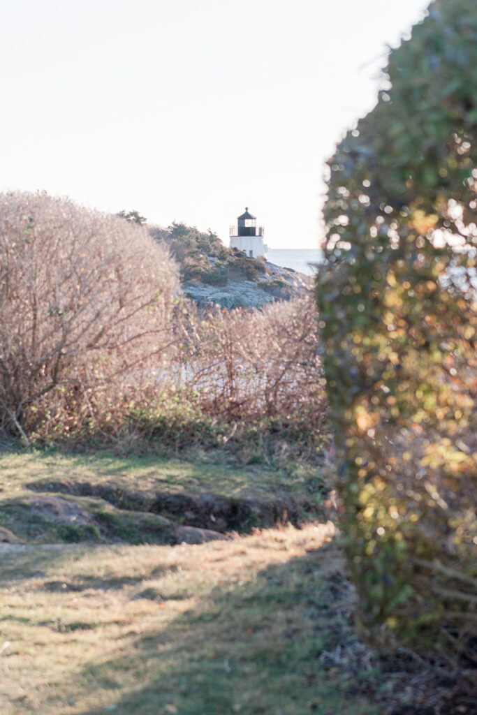castle hill lighthouse from the lawn