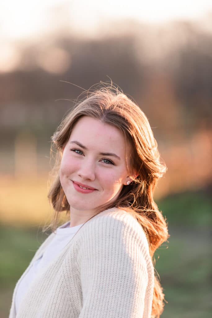 headshot of smiling senior