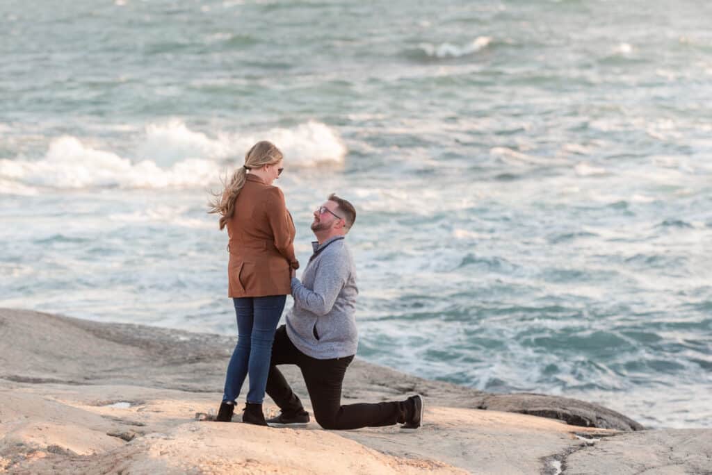 proposal at ledge road