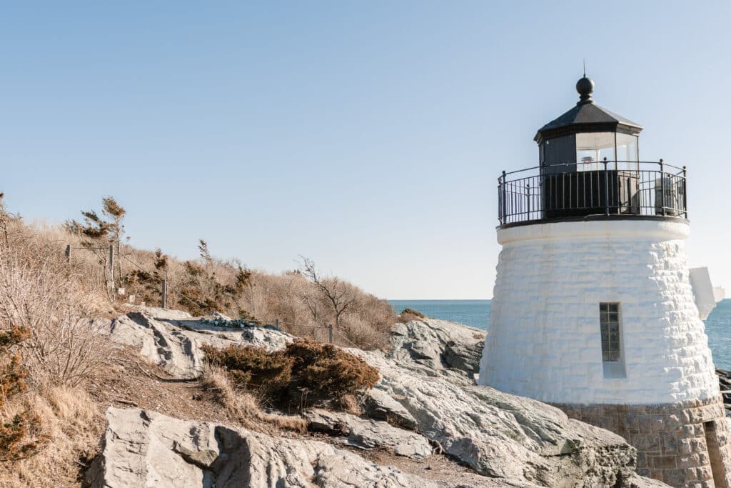 proposal at castle hill light