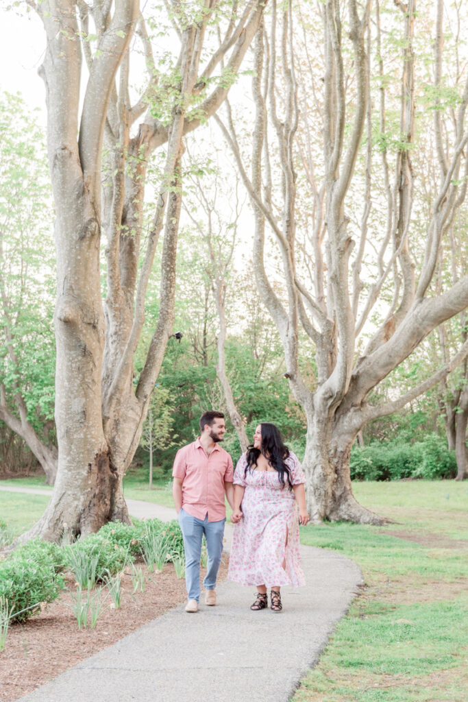 trees at castle hill inn proposal