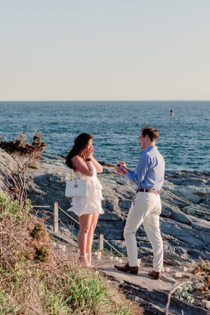 surprise engagement in newport