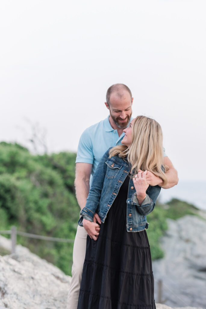 Sunset Proposal at Castle Hill | Lee + Emily