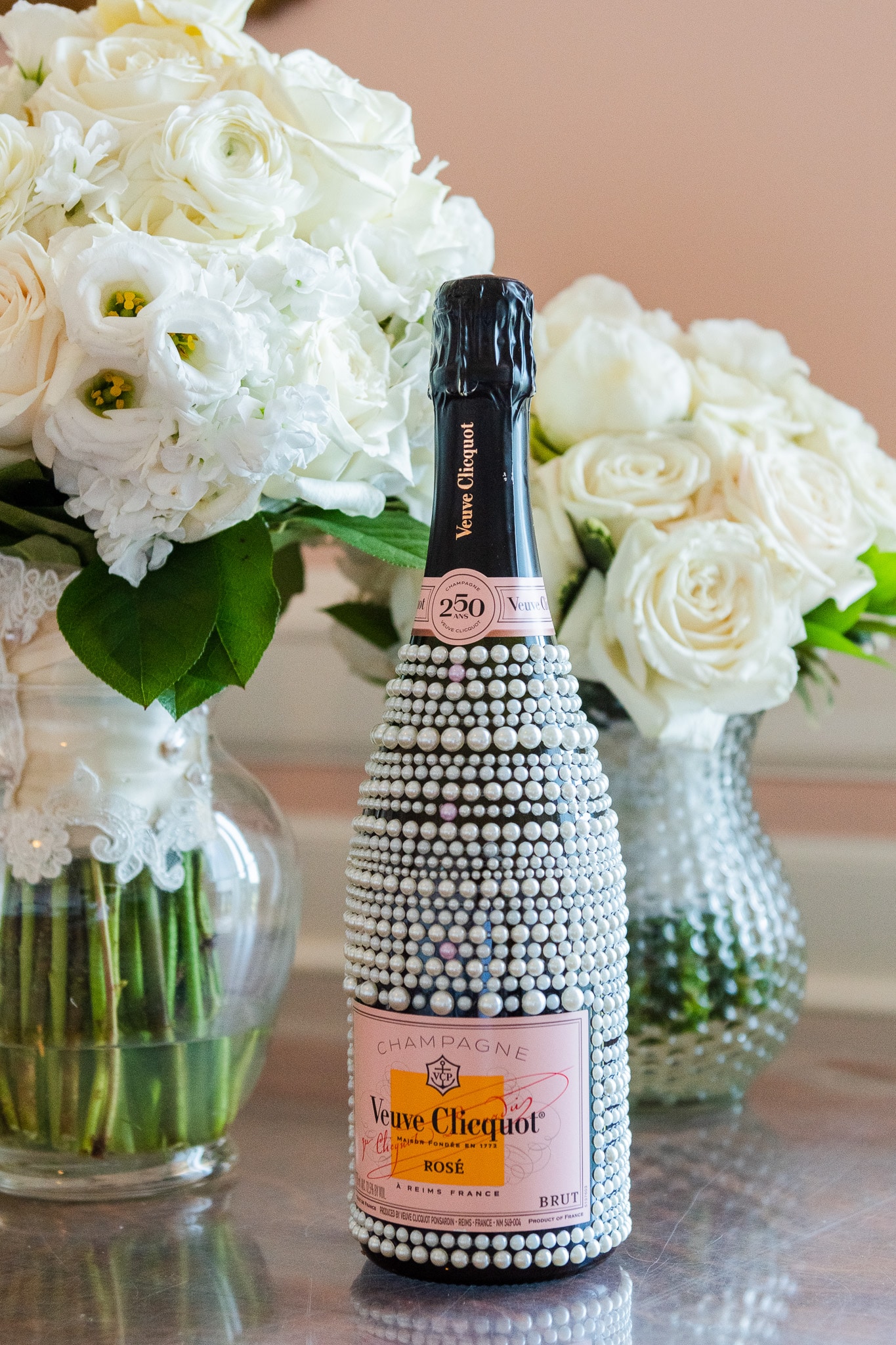 pearl studded wine