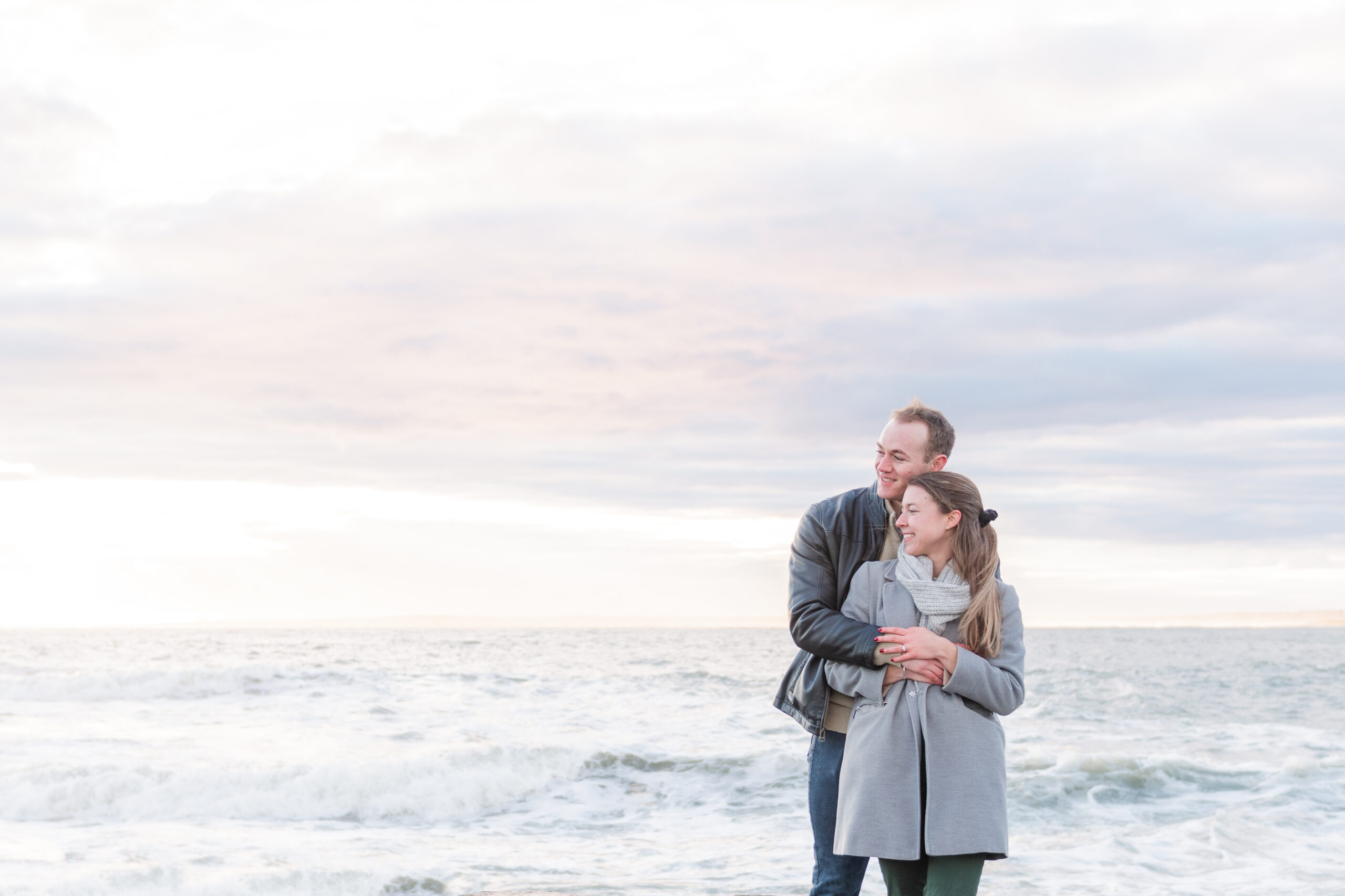 brenton point engagement photos