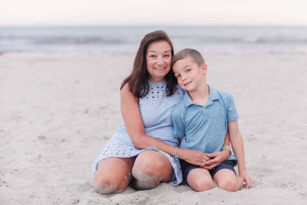 multigenerational beach photos