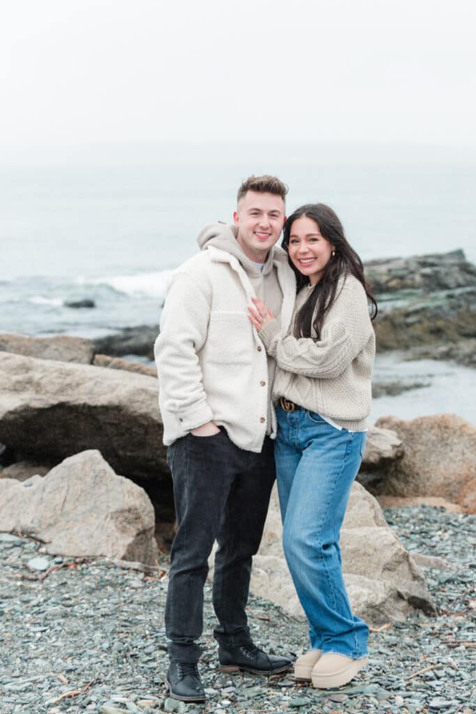 engagement photos at brenton point