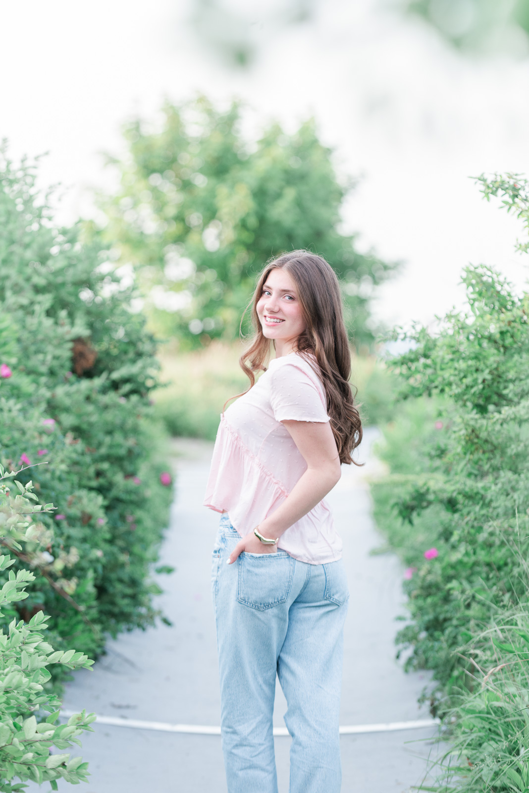 beach senior portraits