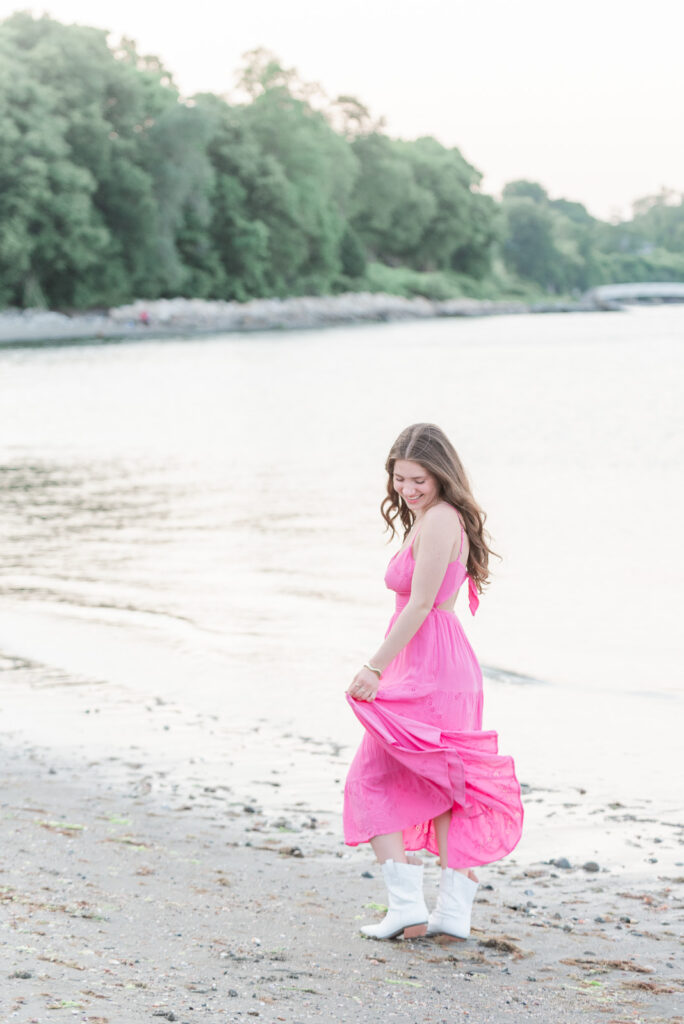 beach senior portraits ri