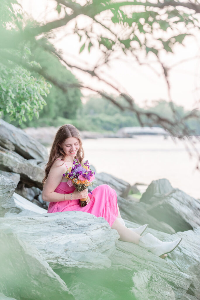 beach senior portraits ri