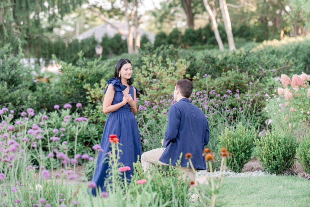 surprise proposal at the chanler in newport