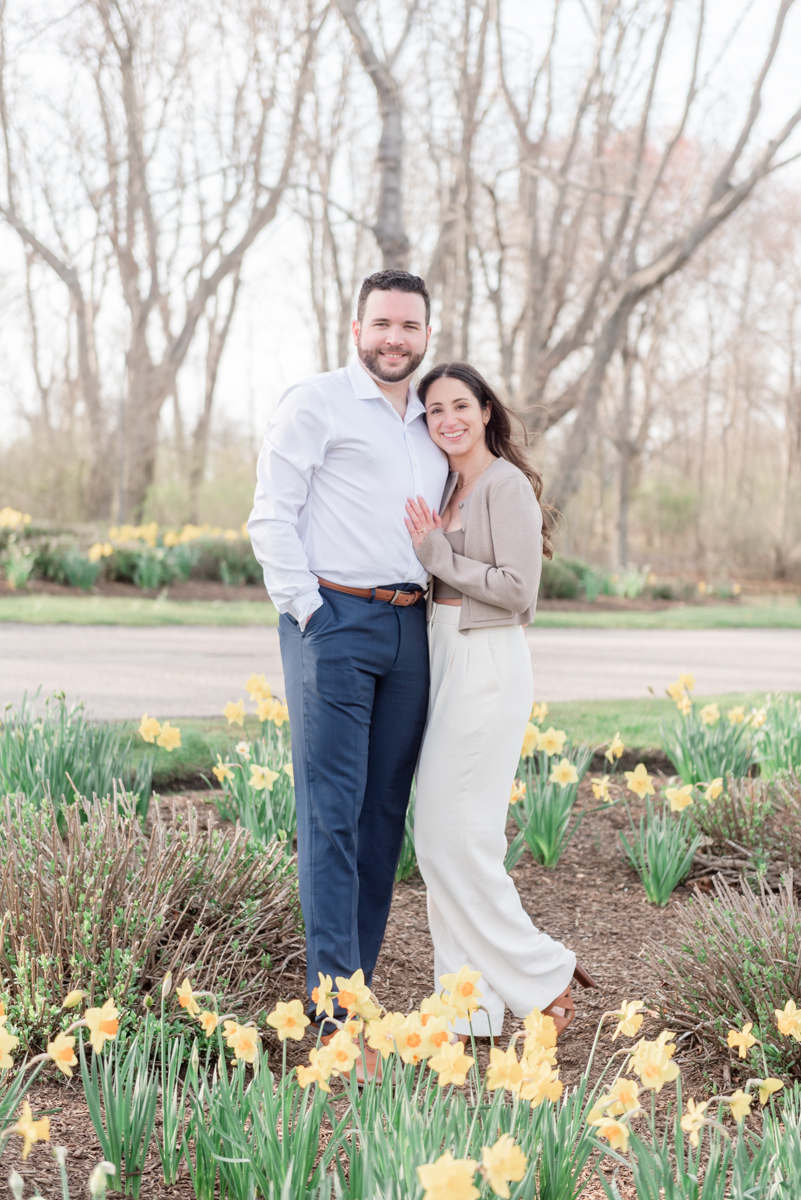 newport engagement pictures in spring