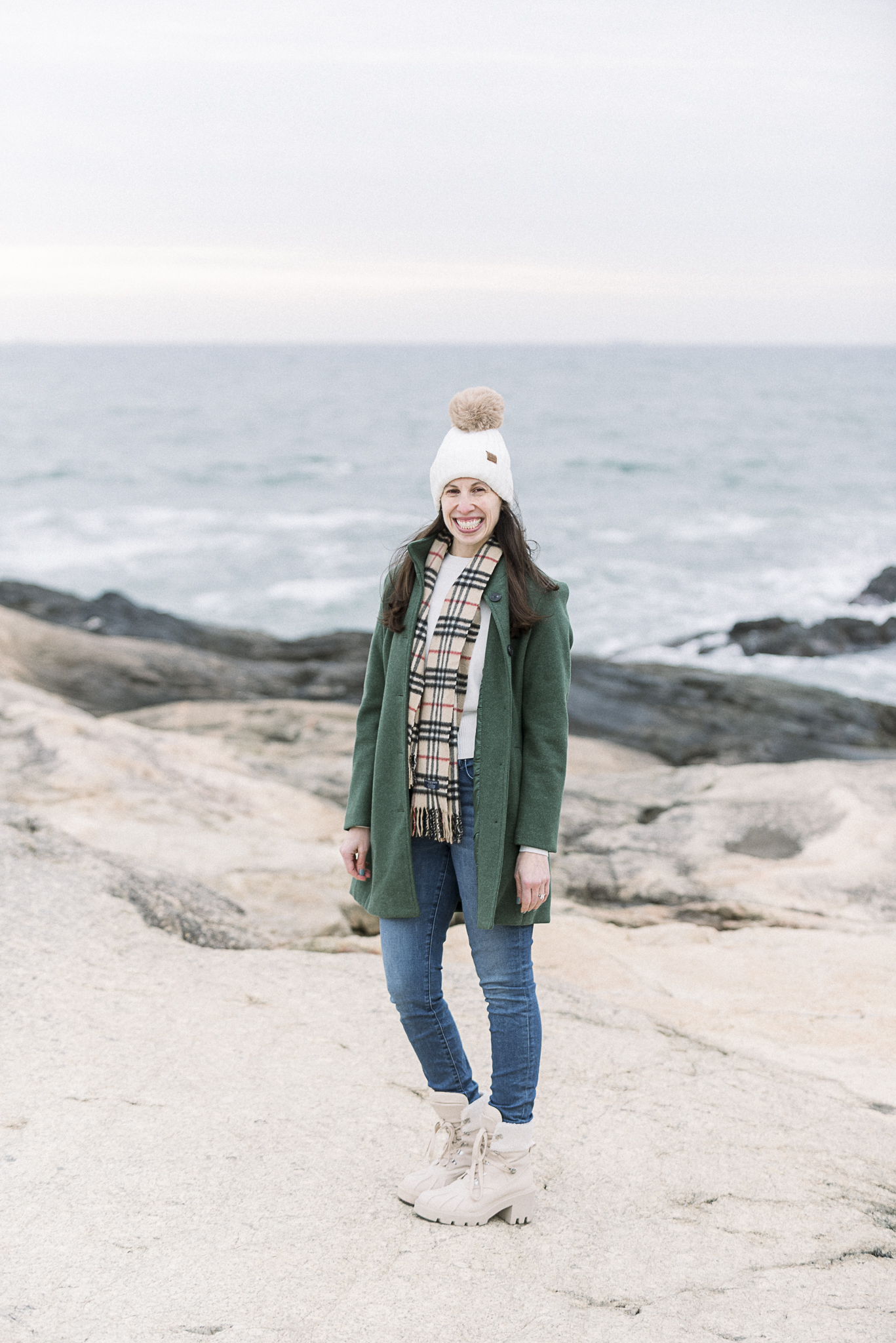 winter engagement photos